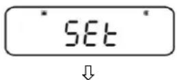 Kern ABS 120-4N - Ablesbarkeit von 1D auf 10 D ändern - 3