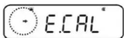 Kern ABJ 320-4NM - Menu settings „I.CAL“ / „E.CAL“ - 4