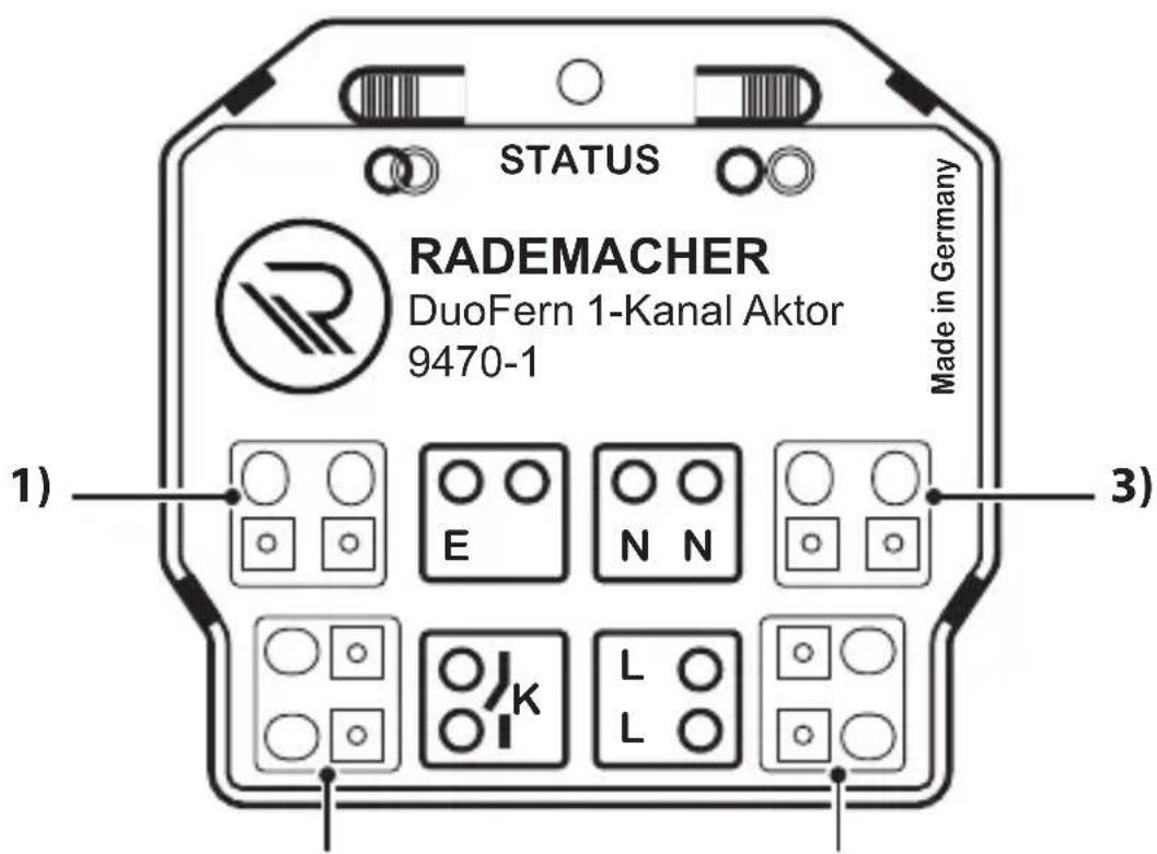 RADEMACHER DuoFern Universal-Aktor 9470-1 - Contenu de la livraison - 1