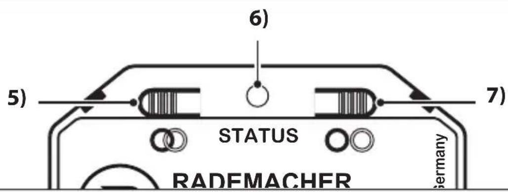 RADEMACHER DuoFern Universal-Aktor 9470-1 - Pos. Symbole Description - 1