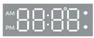 Avalon A13CT - Modo de ajuste de hora - 2