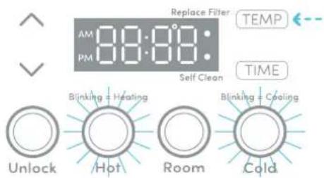 Avalon A13CT - Temperature Setting Mode - 1
