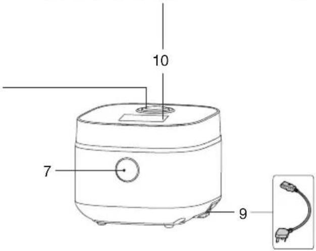 Salton RC2126 - DESCRIPTION DES PIECES - 3