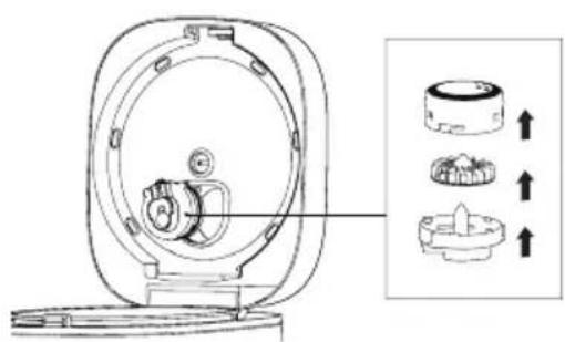 Salton RC2126 - COMMENT RETIRER L'EVENT A VAPEUR - 2
