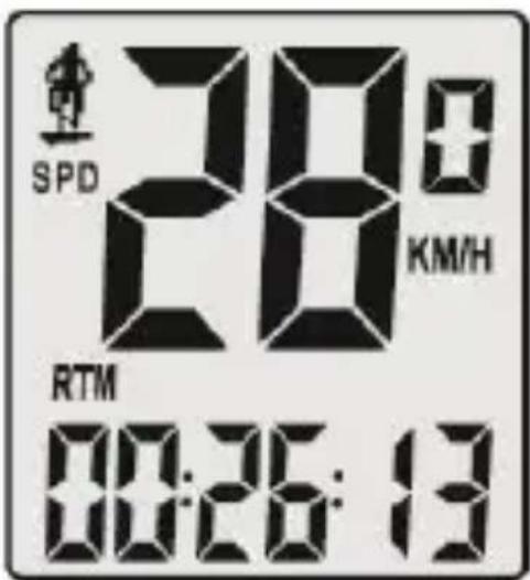 SPD 20 KM/H RTM 00:26:13