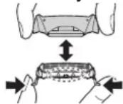 PANASONIC ES-RT17 - Remplacement de la grille de protection du système - 1