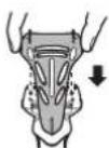 PANASONIC ES-SL83S - Attaching the carrying holder - 1