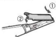 PANASONIC ES-WR50 - How to remove the blade How to attach the blade - 4