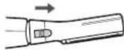 PANASONIC ES-WR50 - How to remove the blade How to attach the blade - 6