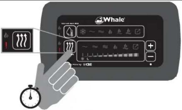 Whale Heat Air SL7512 - Problemlösningsguide - Whale Duo Control - 1