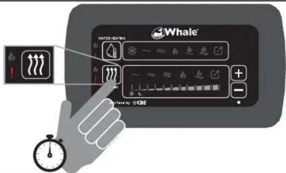 Whale Heat Air SL7512 - Risoluzione dei problemi – Controllo Whale Duo - 1