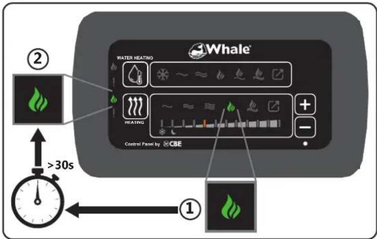 Whale Heat Air SL7512 - Istruzioni per l'uso – Controllo Whale Duo - 18