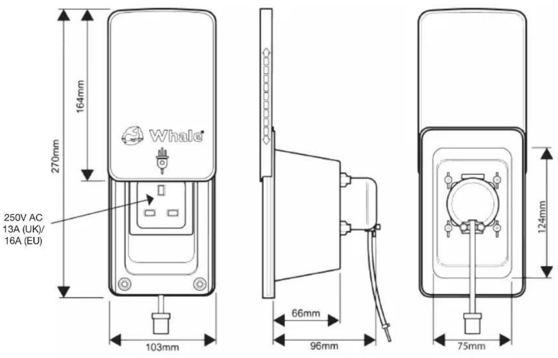 Whale Isolator Switch Socket - Technical Data - 1