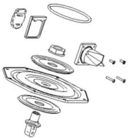 Whale Mk5 Universal - To Change the Diaphragmn and Valves (Service Kit AK8050) - 2