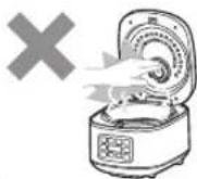 PANASONIC SR-DA182 - CAUTION - 2