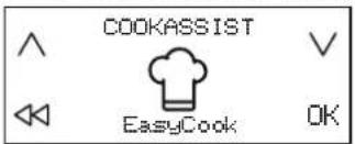 FRANKE FMY 906 I FP BK - To activate the EasyCook function: - 1