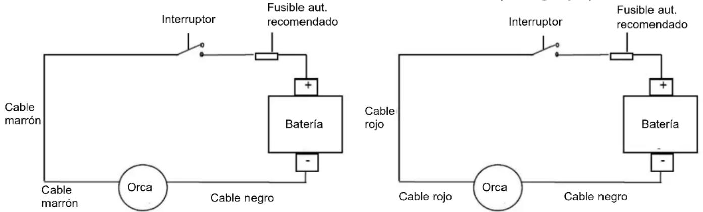 Whale Orca 3000 - Instrucciones para la instalación eléctrica: - 1