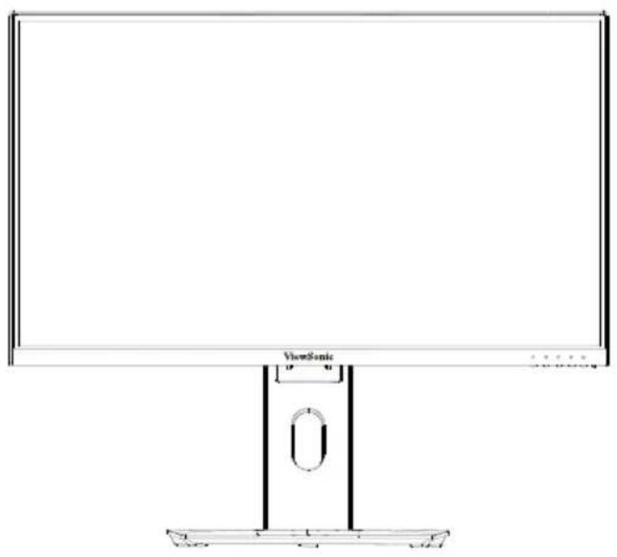 VIEWSONIC VX2780-4K-HD-5 - 2- 2. 显示器外观 - 1