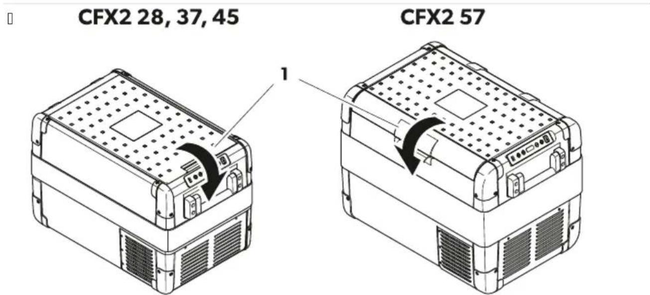 DOMETIC CFX2 57 - Ge'ienings-en in'ic!tie-elementen - 1