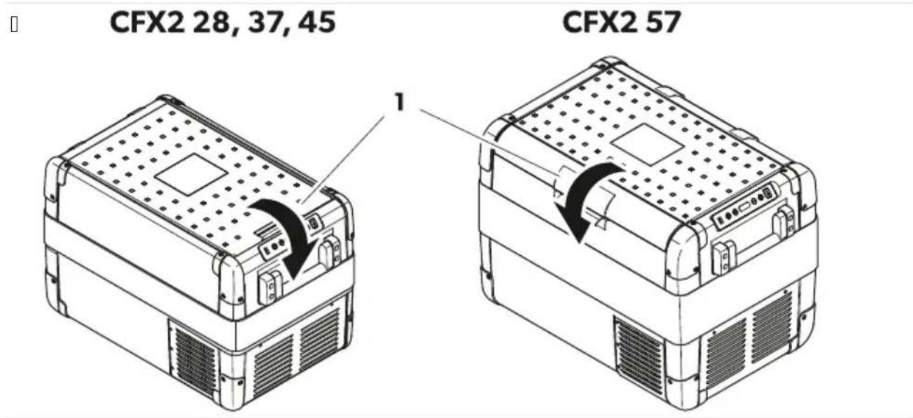 DOMETIC CFX2 57 - 1! ' ib! s En e. ran! elementi - 1