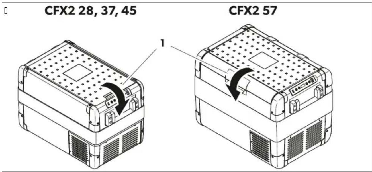 DOMETIC CFX2 37 - Upr! vl4! lni in pri. ! zni elementi - 1