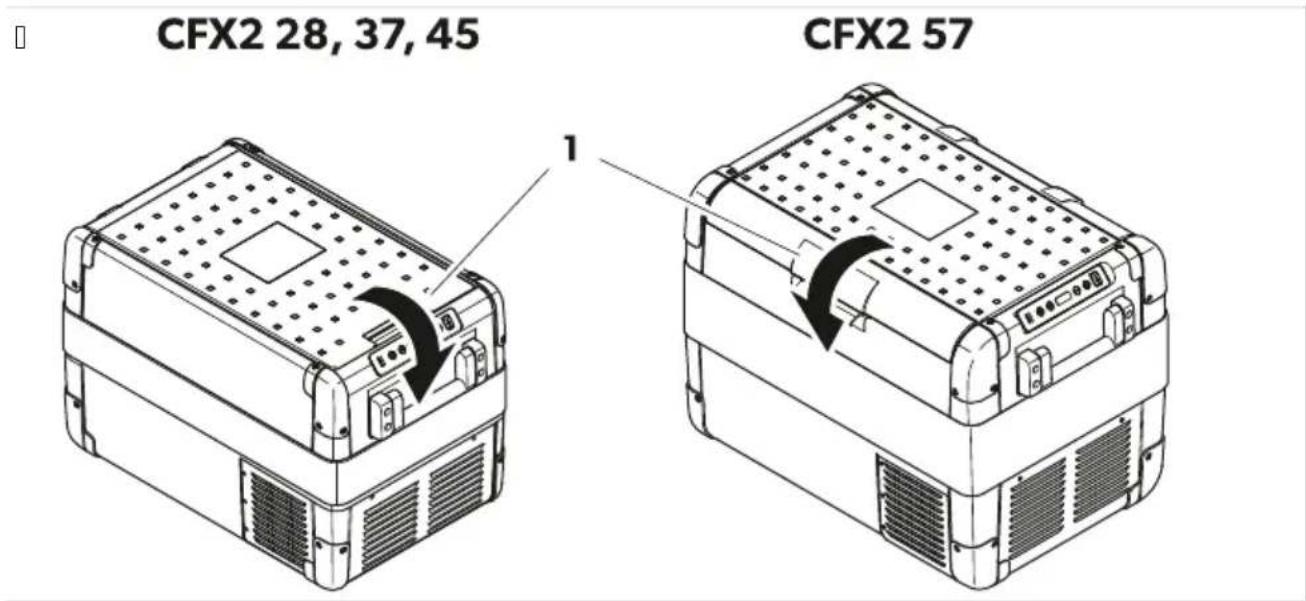 DOMETIC CFX2 37 - Ge' ienings- en in' ic! tie-elementen - 1