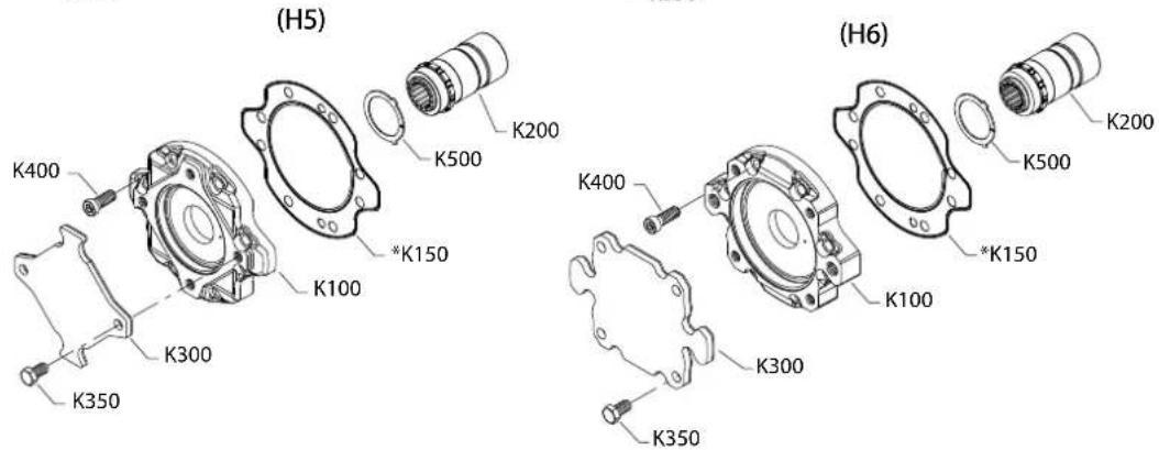 DANFOSS H1T - Auxiliary mounting - 2