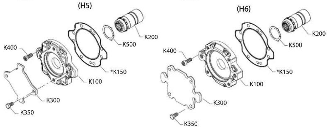 DANFOSS H1T - Auxiliary mounting - 2