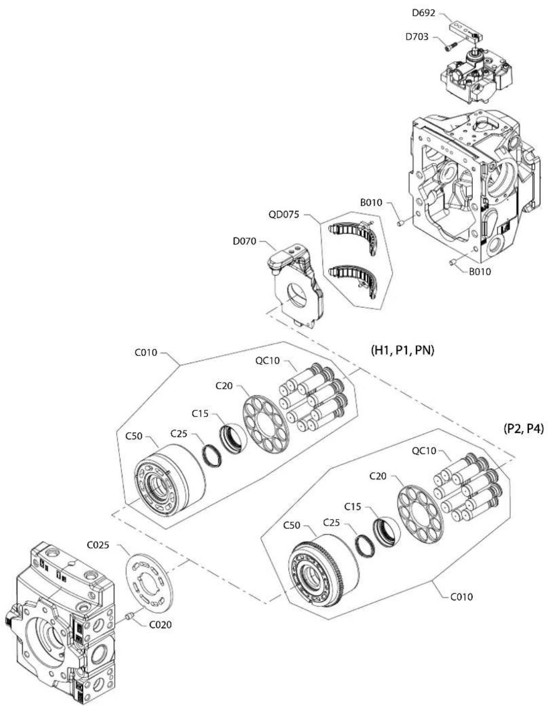 DANFOSS H1T - Common parts and special hardware - 1