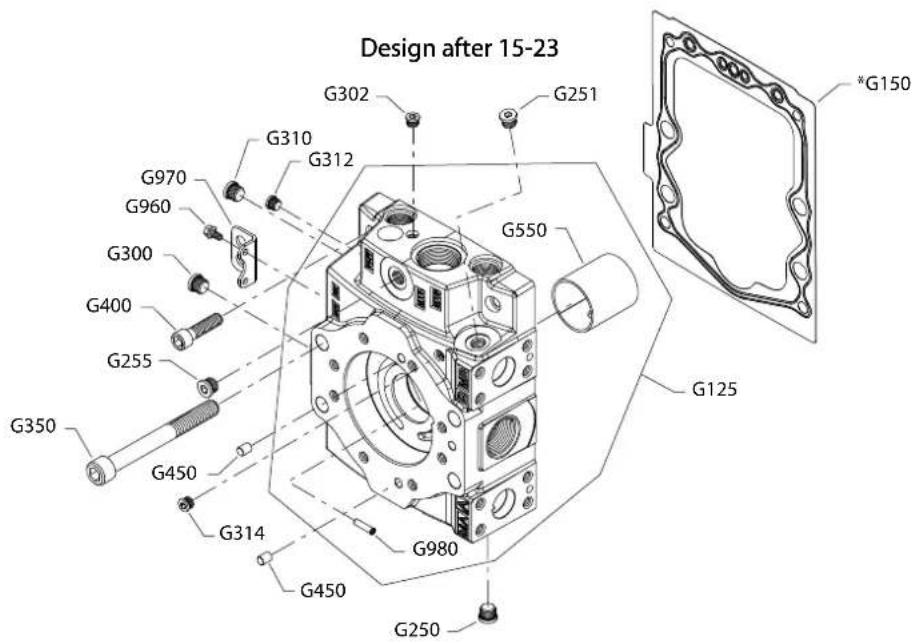 DANFOSS H1T - End cap - 2
