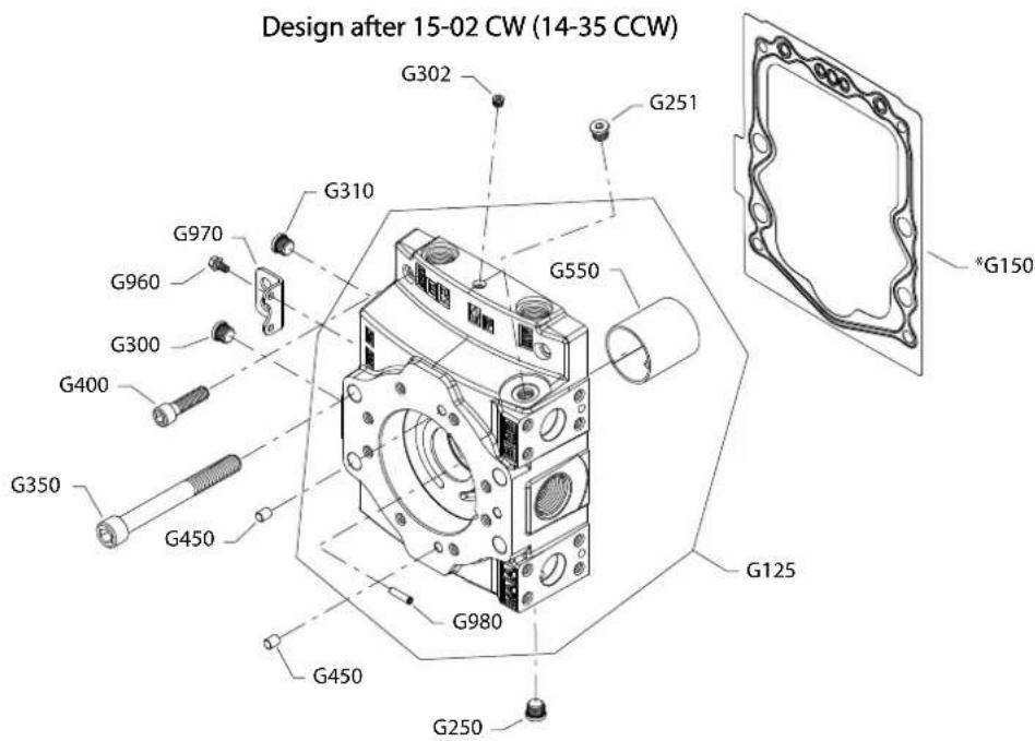 DANFOSS H1T - End cap - 2