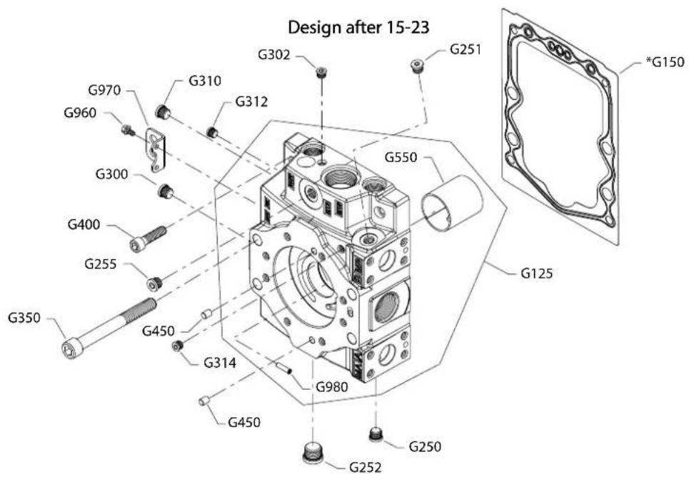 DANFOSS H1T - End cap - 2