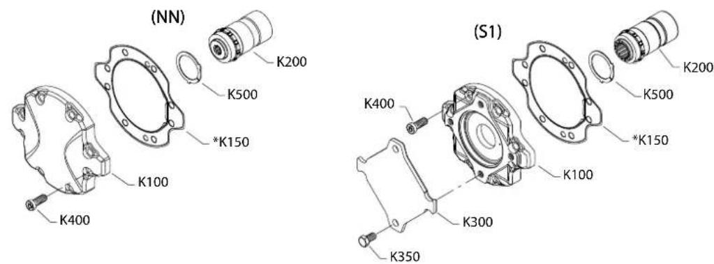 DANFOSS H1T - Auxiliary mounting - 3