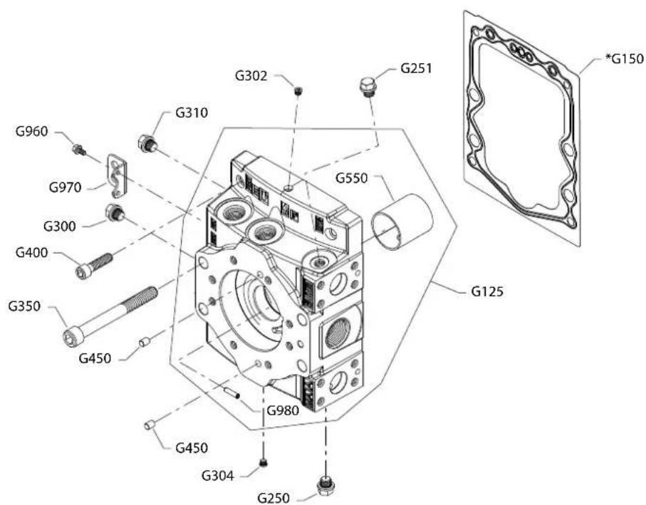 DANFOSS H1T - End cap - 1