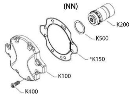 DANFOSS H1T - Auxiliary mounting - 3