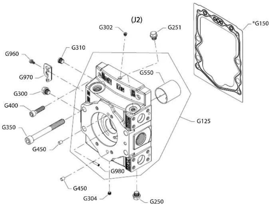 DANFOSS H1T - End cap - 2