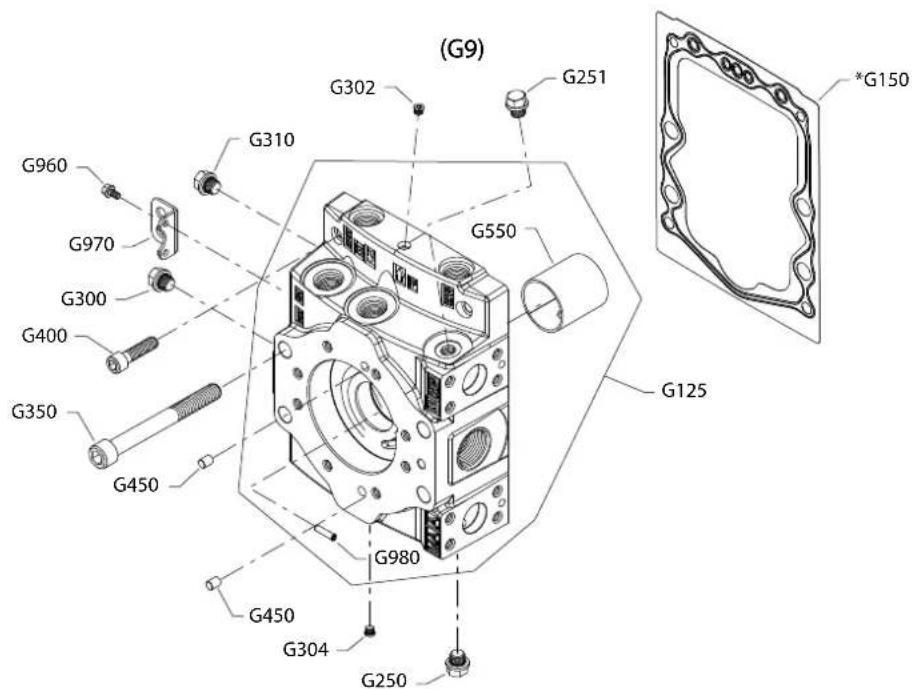 DANFOSS H1T - End cap - 1