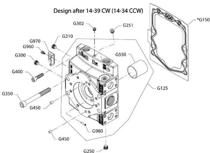DANFOSS H1T - End cap - 2