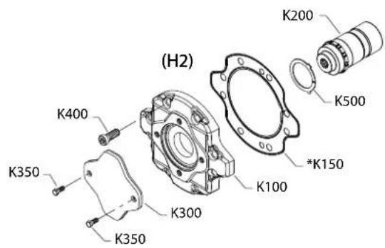 DANFOSS H1T - Auxiliary mounting - 5