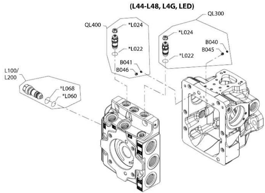 DANFOSS H1T - H1P 115/130cc HPS (port A) L44-S45 - 1