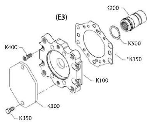 DANFOSS H1T - Auxiliary mounting - 1