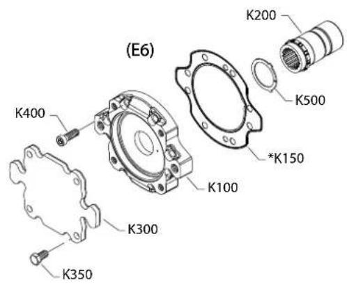 DANFOSS H1T - Auxiliary mounting - 3