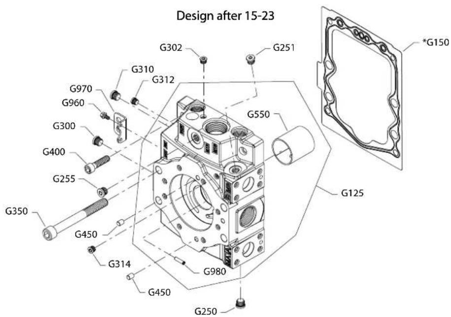 DANFOSS H1T - End cap - 2