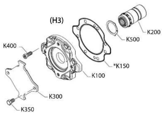 DANFOSS H1T - Auxiliary mounting - 6