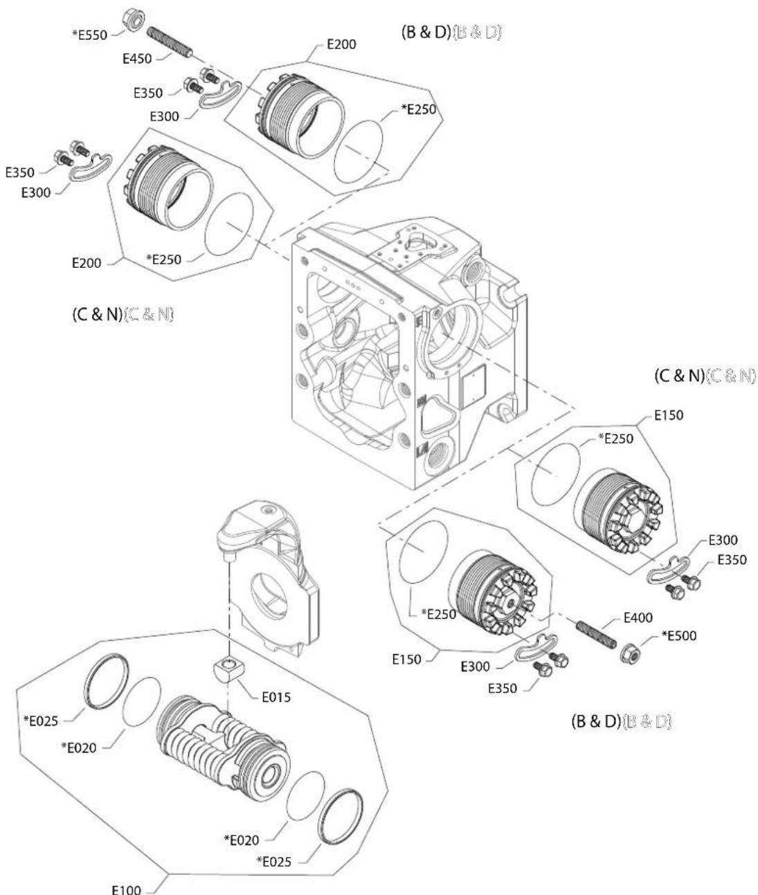 DANFOSS H1T - H1P 115/130cc displacement limitation - 1