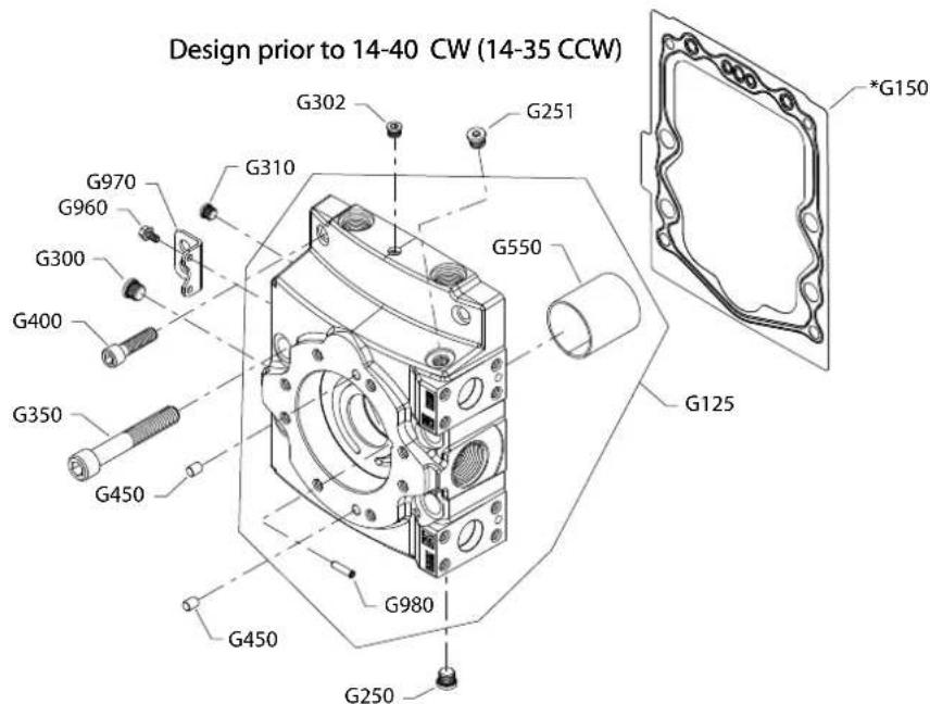 DANFOSS H1T - End cap - 1