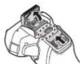 PANASONIC ES-LT3N - ▶ Utilisation de la tondeuse escamotable - 1