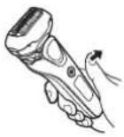 PANASONIC ES-LT3N - ▶ Verrouillage du bouton de mise en marche - 3