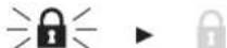 PANASONIC ES-LT3N - ▶ Checking the power switch is locked - 2
