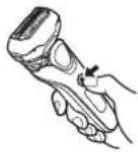 PANASONIC ES-LT3N - ▶ Verrouillage du bouton de mise en marche - 1